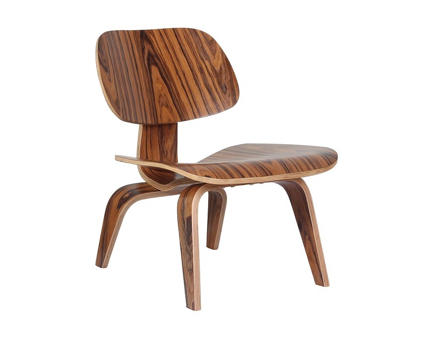 Eames Style LCW Plywood Rosewood Chair